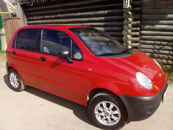 2007 Daewoo Matiz I Рестайлинг, красный - вид 3