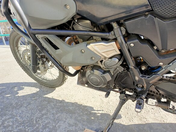 2008 Yamaha XT660Z Tenere, чёрный, 411000 рублей - вид 7