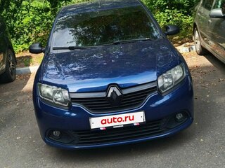 2014 Renault Logan II, синий, 435000 рублей, вид 3
