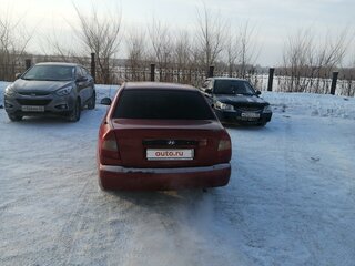2004 Hyundai Accent ТагАЗ II, красный, 275000 рублей, вид 4