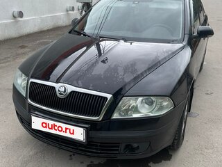 2008 Skoda Octavia II (A5), чёрный, 545000 рублей, вид 2