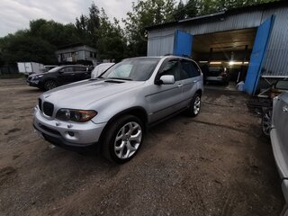 2004 BMW X5 3.0i I (E53) Рестайлинг, серебристый, 1370000 рублей, вид 3