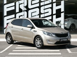 2014 Kia Rio 6-speed III, бежевый, 740000 рублей, вид 1