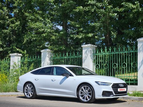 2021 Audi A7 55 TFSI II (4K), белый, 6950000 рублей, вид 2