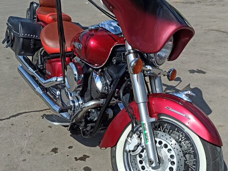 2003 Yamaha XVS1100, красный, 550000 рублей, вид 2
