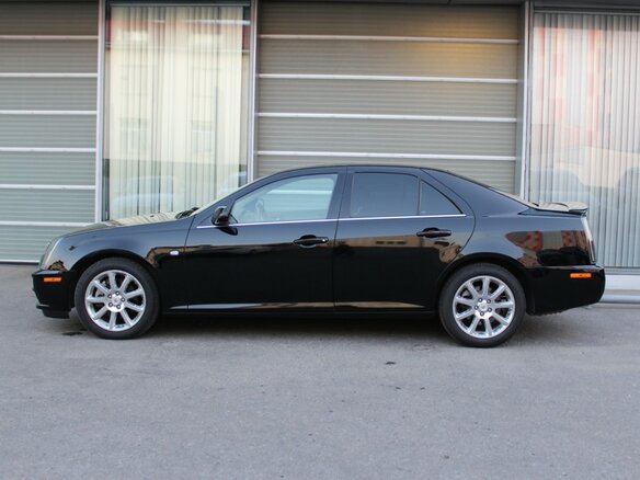 2007 Cadillac STS I Рестайлинг, чёрный - вид 1