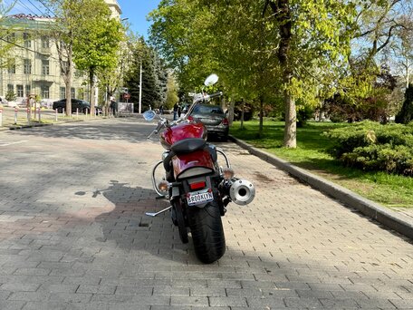 2007 Yamaha XV 1700 Warrior, красный, 1200000 рублей, вид 4