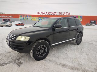 2004 Volkswagen Touareg I, чёрный, 1050000 рублей, вид 1