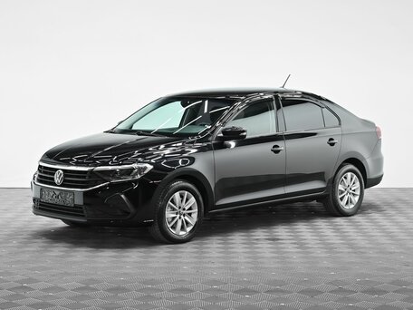 2021 Volkswagen Polo VI, чёрный, 1575000 рублей, вид 1