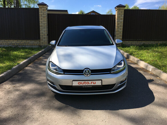 2014 Volkswagen Golf VII, серебристый