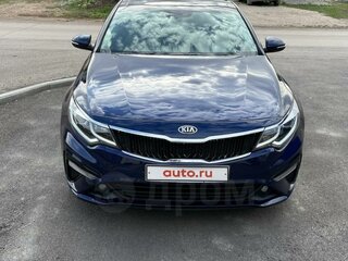 2019 Kia Optima IV Рестайлинг, синий, 1900000 рублей, вид 2