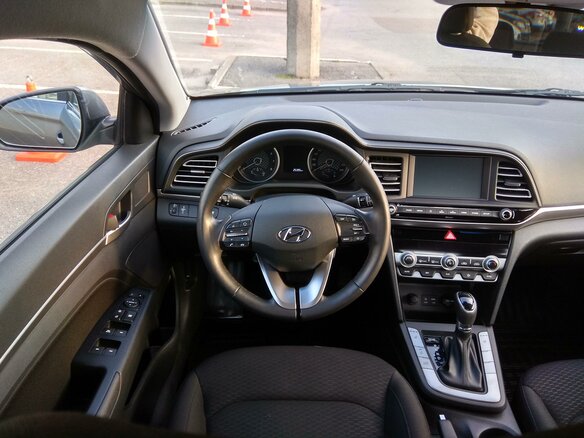 2019 Hyundai Elantra VI (AD) Рестайлинг, серый - вид 12