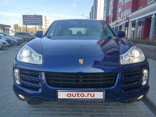 2008 Porsche Cayenne I Рестайлинг (957), синий, 3600000 рублей, вид 3