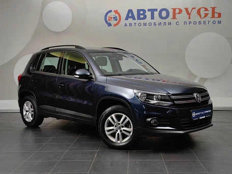 2014 Volkswagen Tiguan I Рестайлинг, синий, 1424000 рублей, вид 1