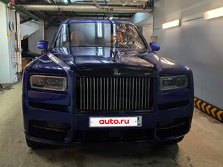 2021 Rolls-Royce Cullinan Black Badge I (Series I), синий, 45000000 рублей, вид 1