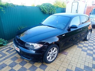 2009 BMW 1 серии 116i I (E81/E82/E87/E88) Рестайлинг, чёрный, 890000 рублей, вид 1
