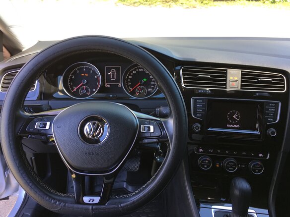 2014 Volkswagen Golf VII, серебристый - вид 11