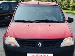 2007 Renault Logan I, красный, 120000 рублей, вид 1
