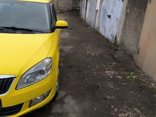 2012 Skoda Fabia II Рестайлинг, жёлтый, 750000 рублей, вид 1