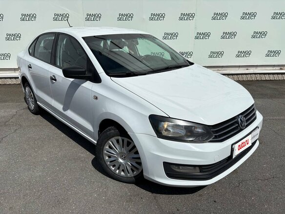 2019 Volkswagen Polo V Рестайлинг, белый - вид 2