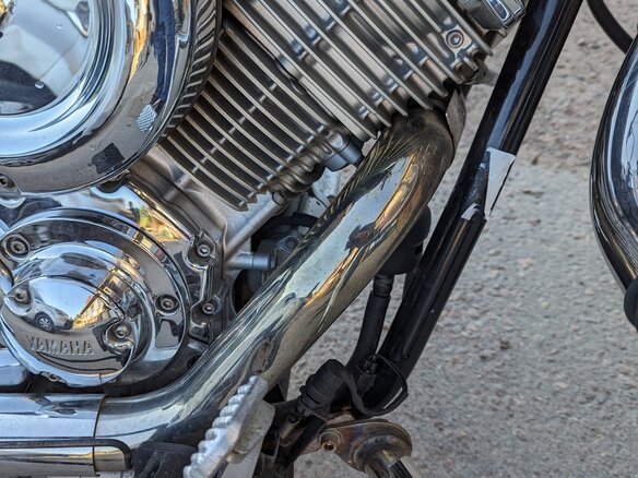 2001 Yamaha XVS1100, чёрный, 490000 рублей - вид 6