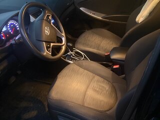 2015 Hyundai Solaris I Рестайлинг, чёрный, 1150000 рублей, вид 5