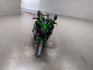 2018 Kawasaki Ninja H2 SX, зелёный, 1600000 рублей, вид 3