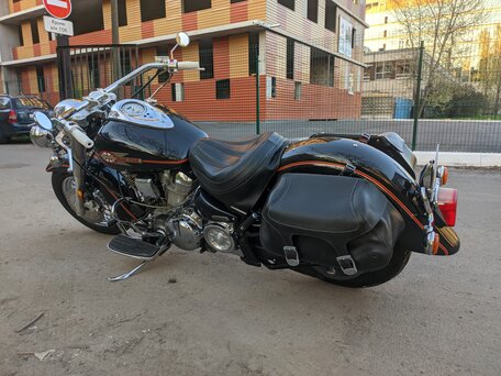 2003 Yamaha XV 1600 Road Star, чёрный, 630000 рублей, вид 5