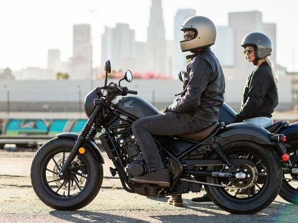 2021 Honda Rebel 500, чёрный - вид 2
