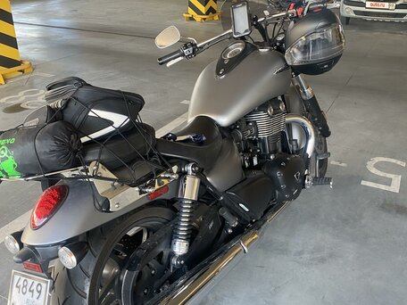 2013 Triumph Thunderbird Storm, серебристый, 1300000 рублей, вид 2