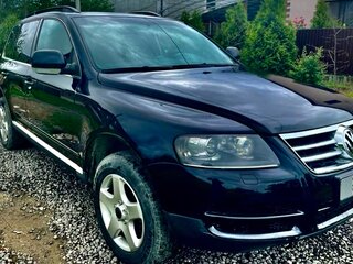 2006 Volkswagen Touareg I Рестайлинг, чёрный, 1200000 рублей, вид 1