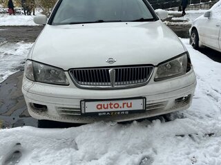 2001 Nissan Bluebird Sylphy I (G10), белый, 380000 рублей, вид 2