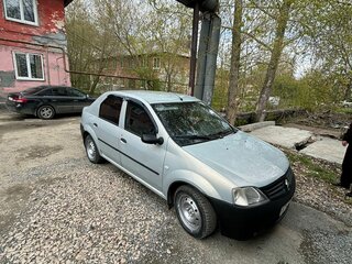 2007 Renault Logan I, серебристый, 370000 рублей, вид 2