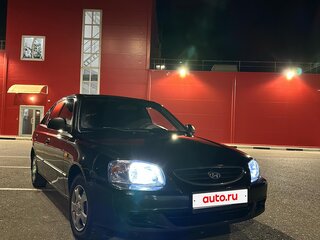 2008 Hyundai Accent ТагАЗ II, чёрный, 600000 рублей, вид 3