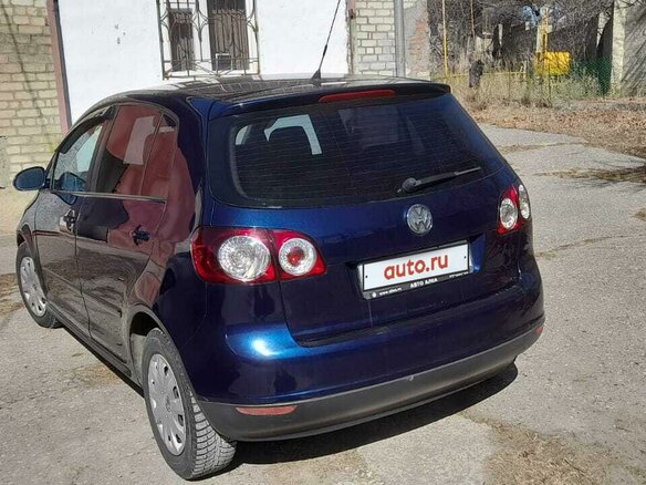 2008 Volkswagen Golf Plus I, синий, 500000 рублей - вид 5