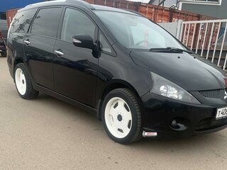 2008 Mitsubishi Grandis I, чёрный, 1000000 рублей, вид 2