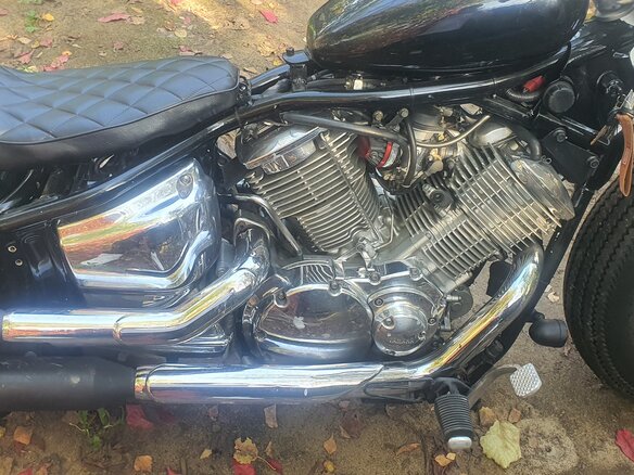 2001 Yamaha XVS1100, чёрный, 565000 рублей - вид 10
