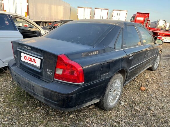 2006 Volvo S80 I Рестайлинг, чёрный - вид 3