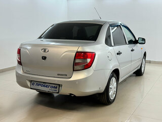2014 Lada (ВАЗ) Granta I, серебристый, 375000 рублей, вид 4