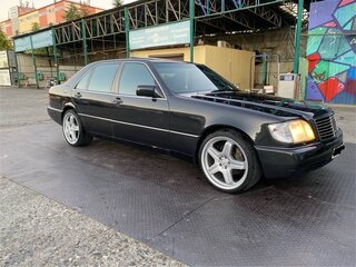 1991 Mercedes-Benz S-Класс 500 Long III (W140), чёрный, 1250000 рублей, вид 5