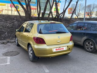 2004 Peugeot 307 I, жёлтый, 250000 рублей, вид 4