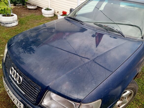 1992 Audi 100 IV (C4), синий, 100000 рублей - вид 7