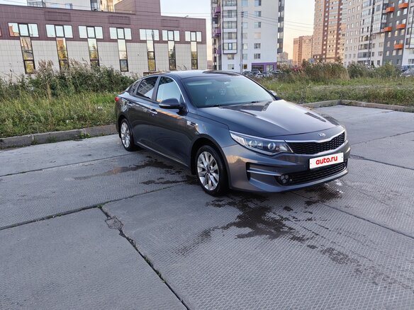 2016 Kia Optima IV, серый, 1370000 рублей - вид 2