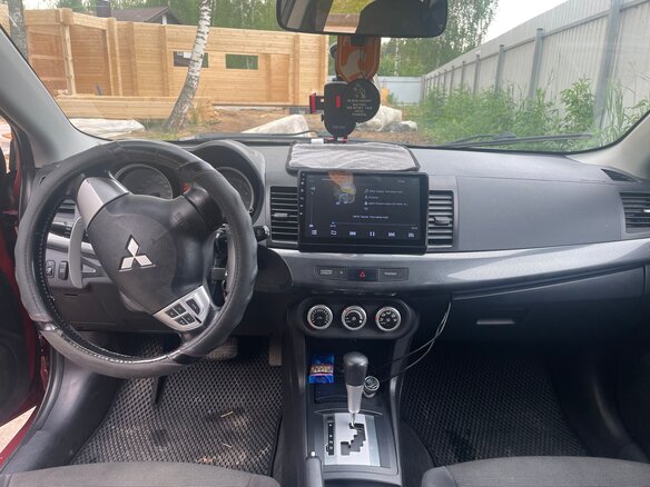 2008 Mitsubishi Lancer X, красный, 670000 рублей - вид 9