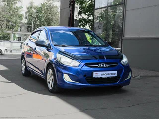 2011 Hyundai Solaris I, синий, 418000 рублей, вид 3