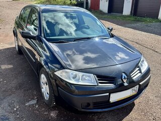 2007 Renault Megane II Рестайлинг, чёрный, 580000 рублей, вид 2