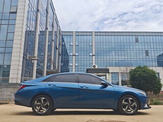 2023 Hyundai Elantra VII (CN7), синий, 1761000 рублей, вид 4