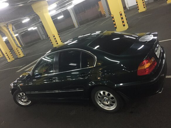 2002 BMW 3 серии 320i IV (E46) Рестайлинг, зелёный - вид 8