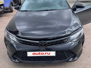 2016 Toyota Camry VII (XV50) Рестайлинг, чёрный, 1924000 рублей, вид 1