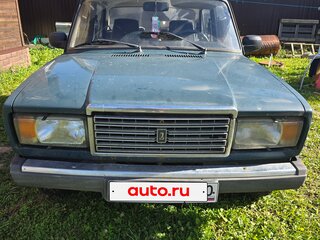 2004 Lada (ВАЗ) 2107, синий, 80000 рублей, вид 1